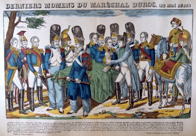 La muerte del mariscal Duroc, 22 de mayo de 1813 de Unbekannt
