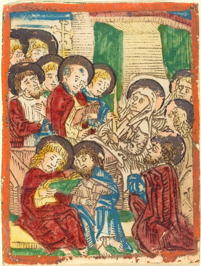 La muerte de la Virgen, 1480-1490 de Unbekannt