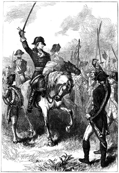 La Declaración de Independencia leída al ejército estadounidense, 1776 c1880 de Unbekannt