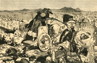 La derrota de Adonizedeck, 1890 de Unbekannt