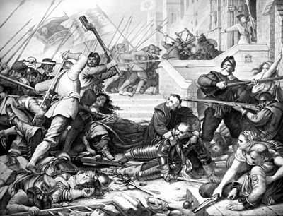 La Defensa de Basing House, 1640s de Unbekannt