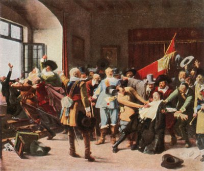 La defenestración de Praga, 23 de mayo de 1618, 1936 de Unbekannt