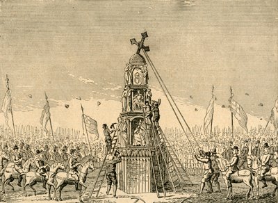 La demolición de Cheapside Cross, 1643, 1897 de Unbekannt