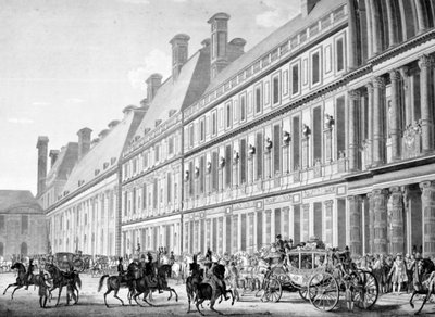 La partida del Palacio de las Tullerías, 2 de diciembre de 1804 de Unbekannt