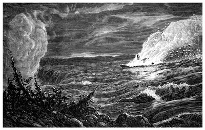 La destrucción del Caroline, 1837, c1860 de Unbekannt