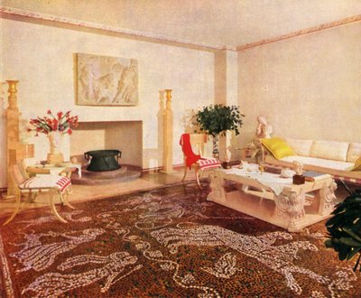 El Comedor - Robsjohn-Gibbings, designado el estilo de esta habitación como Sans Époque, 1941 de Unbekannt