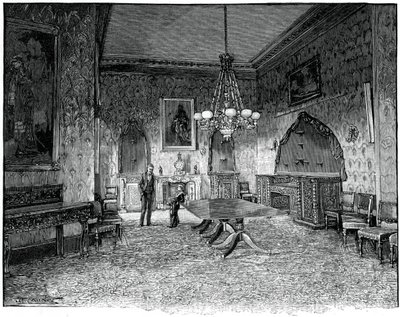 El comedor, Kilkenny House, Irlanda, siglo XIX de Unbekannt