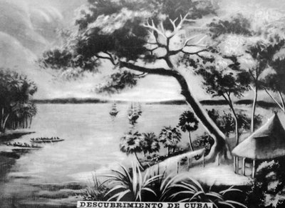 El descubrimiento de Cuba de Unbekannt