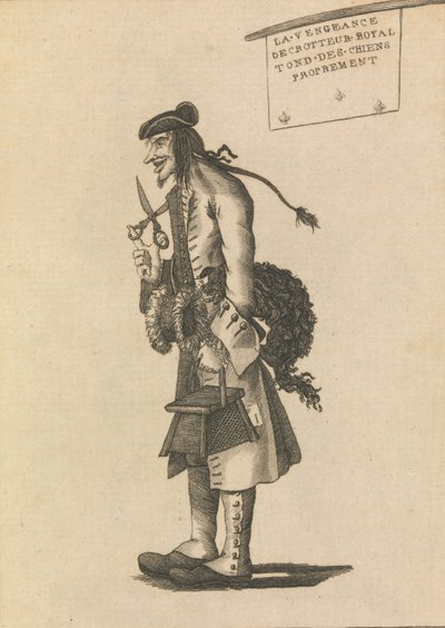 El barbero de perros, 25 de abril de 1771 de Unbekannt