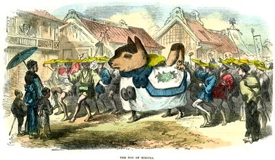 El perro de Himura, Japón, 1872 de Unbekannt