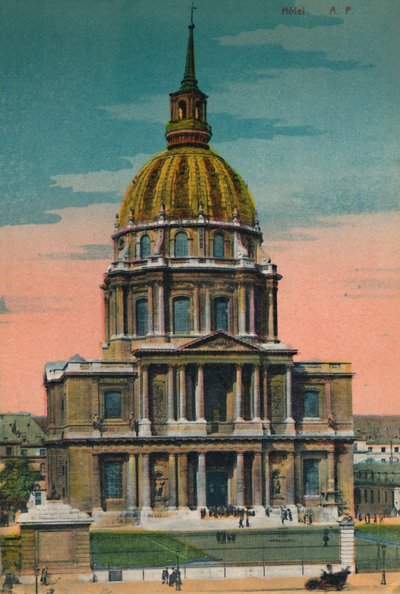 La cúpula de Les Invalides, París, c1920 de Unbekannt