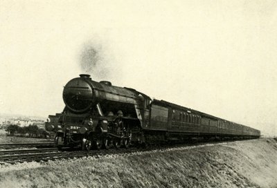 El Down Flying Scotsman pasando Reston, c1930 de Unbekannt