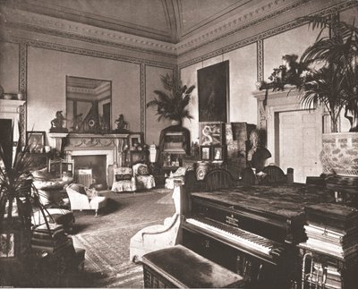 El salón en la White Lodge, Richmond Park, 1894 de Unbekannt