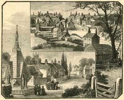 La Fuente de Agua. Calle en Broseley, 1898 de Unbekannt