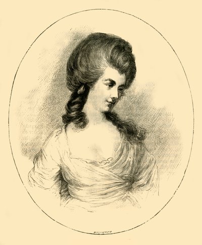 La Duquesa de Devonshire, c. 1780, 1881 de Unbekannt