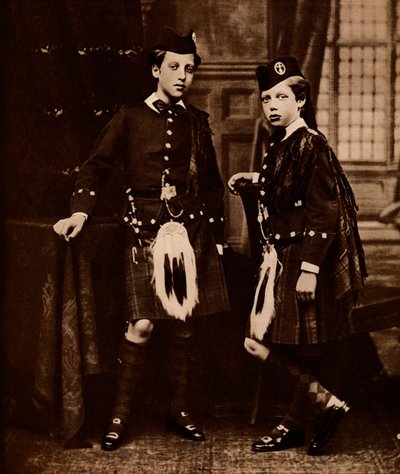 El Duque de Clarence y el Rey Jorge, 1875 1935 de Unbekannt