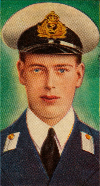 El duque de Kent cuando era guardiamarina en la Royal Navy de Unbekannt