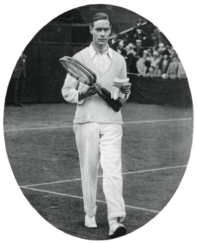 El duque de York como competidor en dobles masculinos en Wimbledon, 1926, 1937 de Unbekannt