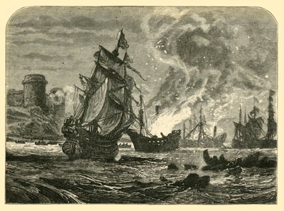 Los holandeses en el Medway: El ataque de De Ruyter al Castillo de Upnor, 1667, 1890 de Unbekannt