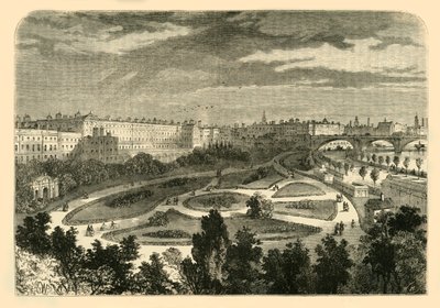 El Malecón, desde el Puente de Charing Cross, 1881 de Unbekannt