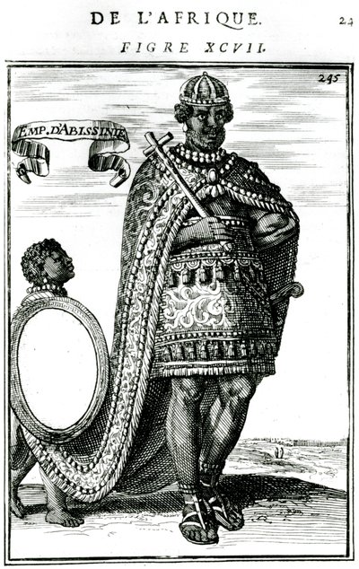 El Emperador de Abisinia, siglo XVII de Unbekannt