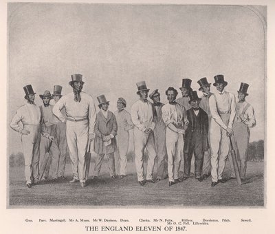 El once de cricket inglés de 1846, 1912 de Unbekannt
