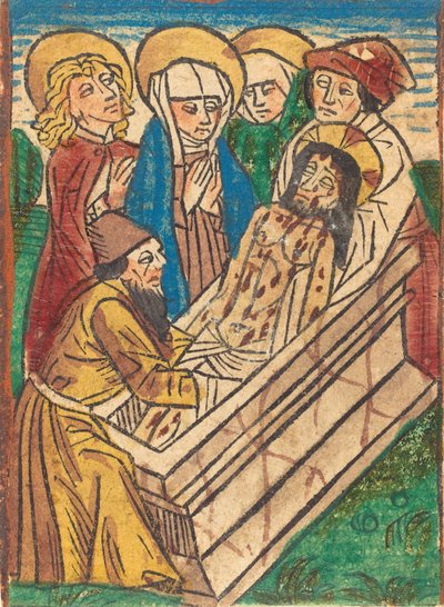El entierro, c. 1490 de Unbekannt