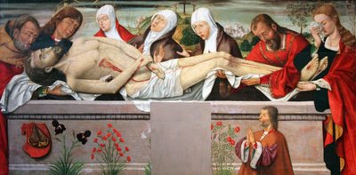 El entierro de Cristo, c. 1490-c. 1500 de Unbekannt