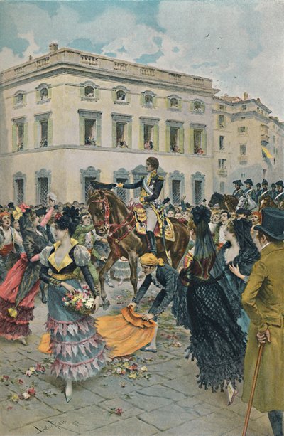 La entrada de Fernando en Madrid, 23 de marzo de 1808, 1896 de Unbekannt