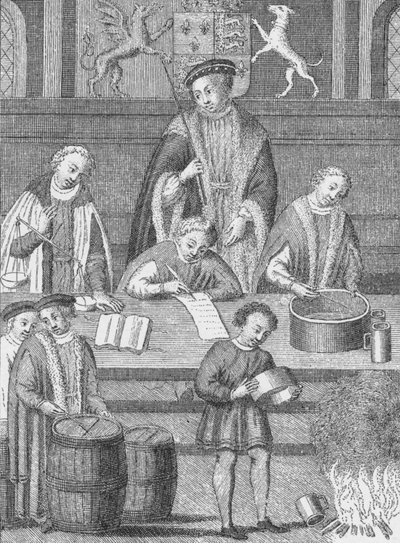 El Tesoro en tiempos de Enrique VII, c1490 1904 de Unbekannt