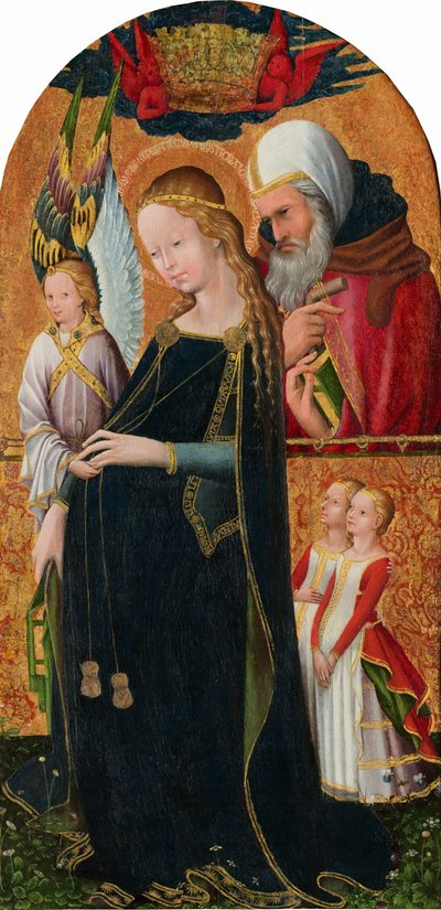 La Virgen Expectante con San José, c. 1425-1450 de Unbekannt