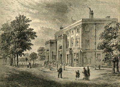 The Eyre Arms en 1820, c1876 de Unbekannt