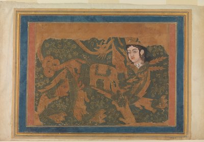 La fabulosa criatura Buraq, ca. 1660-80 de Unbekannt