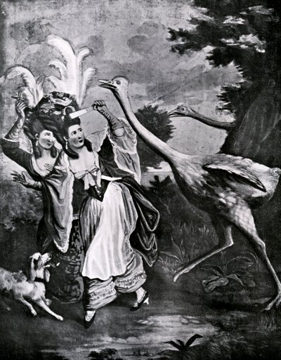 La Feria de las Plumas en un Susto, siglo XVIII de Unbekannt