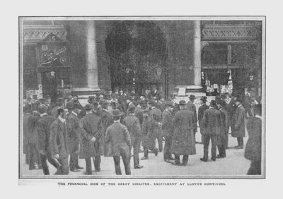 El Lado Financiero del Gran Desastre, La emoción en Lloyds continúa, 20 de abril de 1912 de Unbekannt