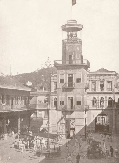 El cuartel general de la brigada de bomberos, 1914 de Unbekannt