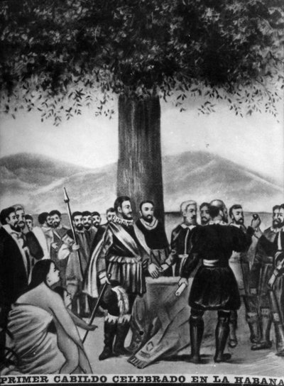 El Primer Cabildo, 1519, años 1920 de Unbekannt