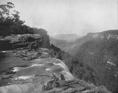 Las cataratas de Fitzroy, siglo XIX de Unbekannt