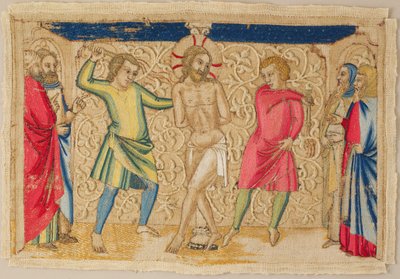 La Flagelación, italiana, mediados del siglo XIV de Unbekannt