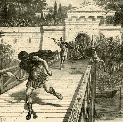 La Huida de Cayo Graco, 1890 de Unbekannt