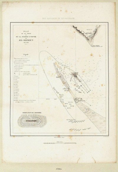 Las baterías flotantes en el sitio de Kinburn 1855-1856 de Unbekannt