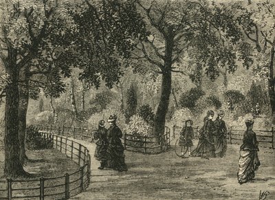 Los Paseos de las Flores, Jardines de Kensington, c1876 de Unbekannt
