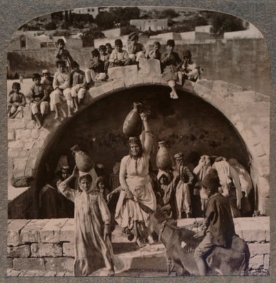 La fuente de la Virgen, Nazaret de Unbekannt
