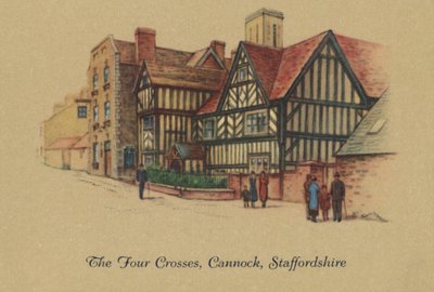 Las Cuatro Cruces, Cannock, Staffordshire, 1939 de Unbekannt
