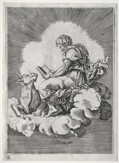 Los cuatro evangelistas: San Lucas, c. 1518 de Unbekannt