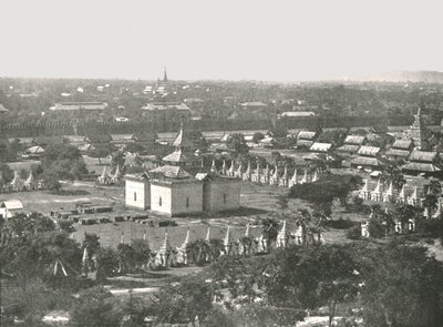 Los Cuatrocientos Cincuenta Templos, Mandalay, Birmania, 1895 de Unbekannt