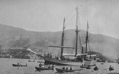 El Fram Saliendo de Bergen de Unbekannt
