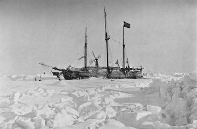 El Fram en el hielo. 1895, 1897 de Unbekannt