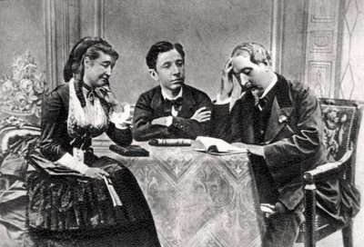 La Familia Imperial Francesa en el exilio, Chislehurst, Kent, 1871-1873 de Unbekannt