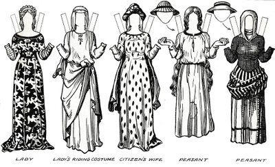 La Galería del Traje Británico: Vestido Usado en el Reinado del Primer Eduardo, c1934 de Unbekannt